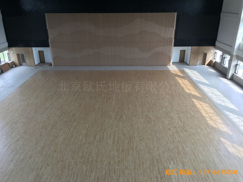 山西交城新天源藥業體育館運動地板鋪裝案例0