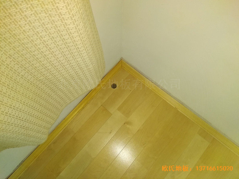 徐州北供電車間休閑館體育木地板鋪設案例4